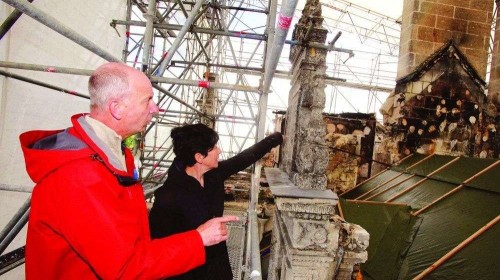 Photo Reconstruction du château de MONTCHAUDE
